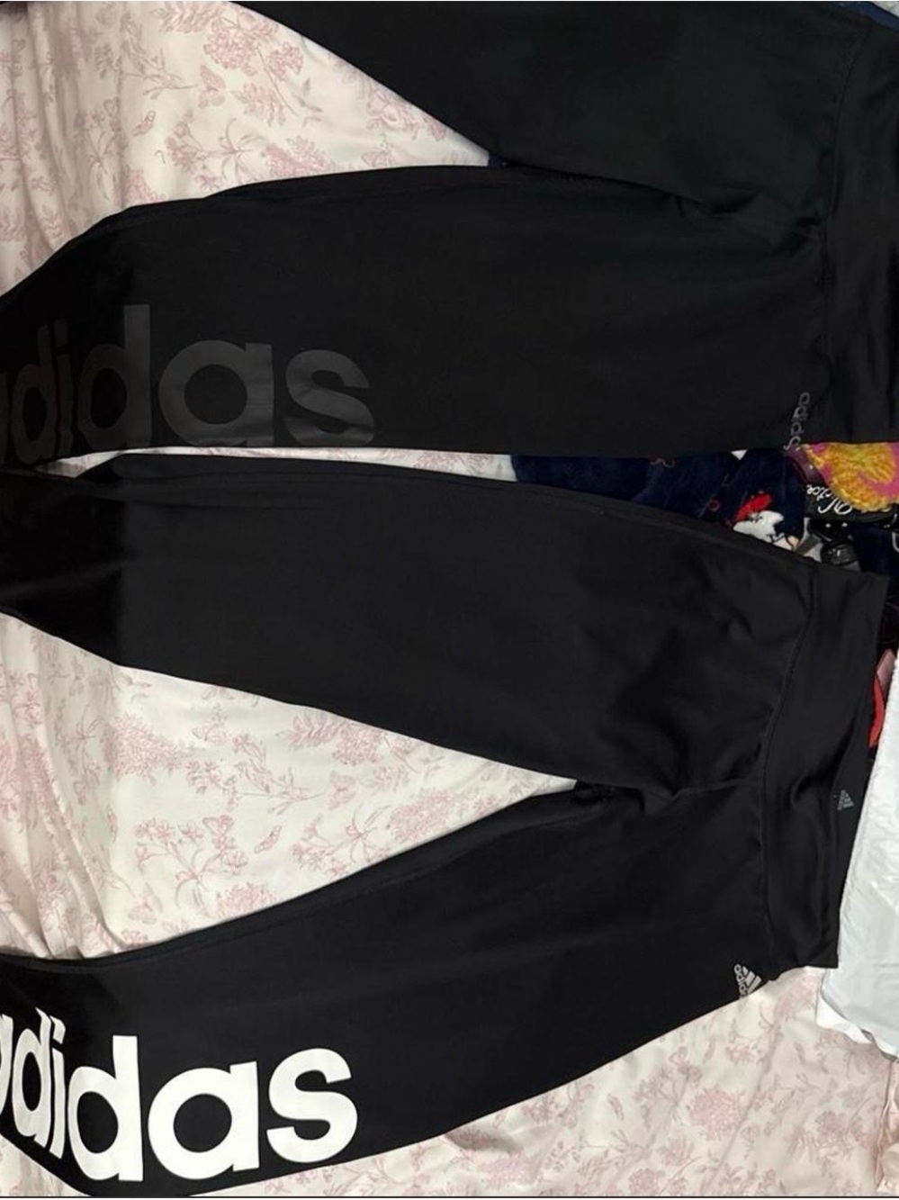2 Adidas leggings with logo